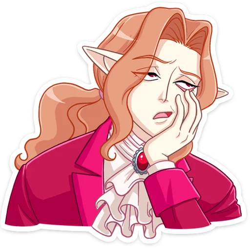 Charming Vampire Telegram Sticker #24 - Charming Vampire #24