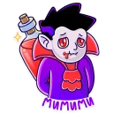 Friendly Vampire Blood Donor Stickers