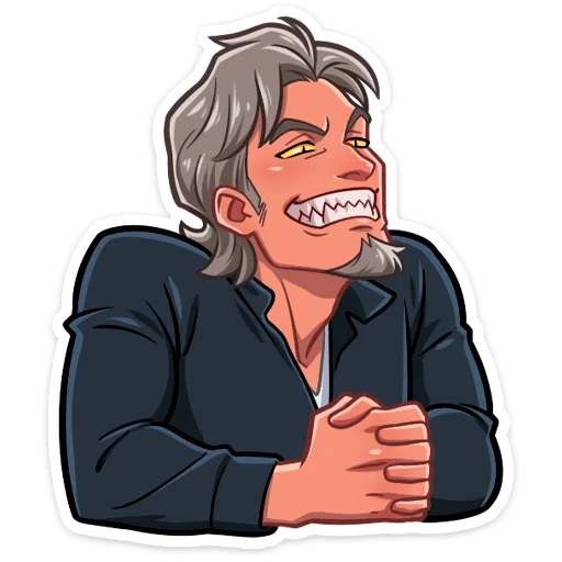 Werewolf Guy Telegram Sticker #7 - Werewolf Guy #7