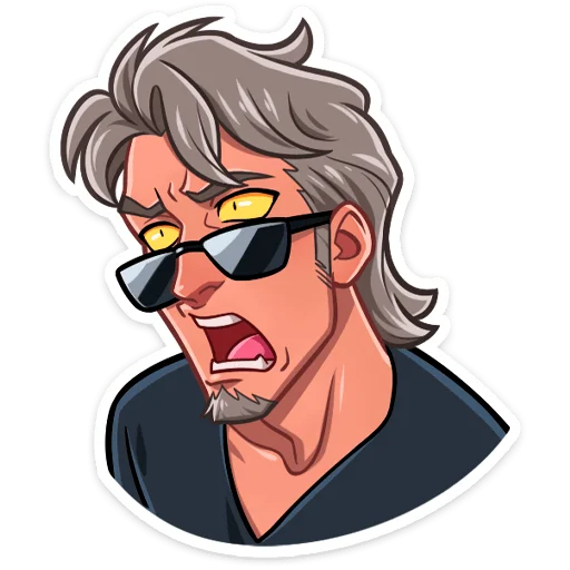Werewolf Guy Telegram Sticker #8 - Werewolf Guy #8