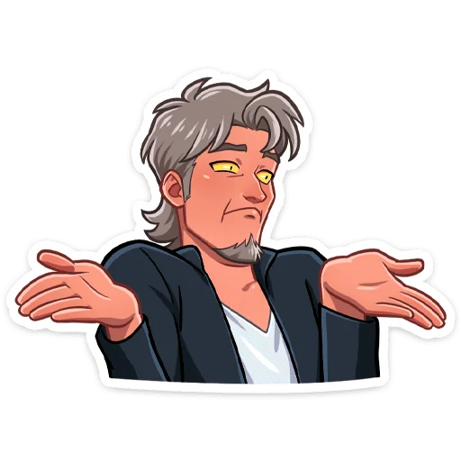 Werewolf Guy Telegram Sticker #11 - Werewolf Guy #11