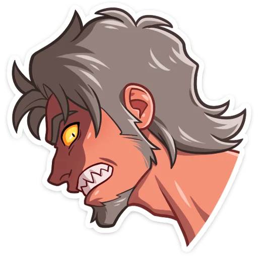 Werewolf Guy Telegram Sticker #17 - Werewolf Guy #17