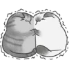 Watercolor Cats Emoji Telegram Sticker #2 - Watercolor Cats Emoji #2