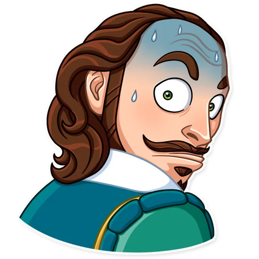 William Shakespeare Telegram Sticker #4 - William Shakespeare #4