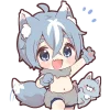 Wolf2 Emoji Telegram Sticker #1 - Wolf2 Emoji #1