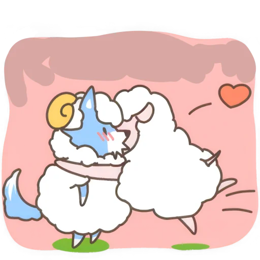 Wolf and Sheep Telegram Sticker #5 - Wolf and Sheep #5
