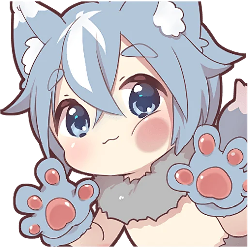 Wolf Boy Telegram Sticker #1 - Wolf Boy #1