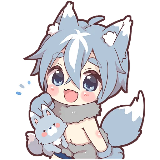 Wolf Boy Telegram Sticker #6 - Wolf Boy #6