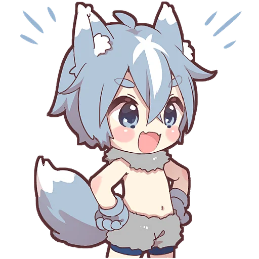 Wolf Boy Telegram Sticker #17 - Wolf Boy #17