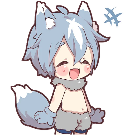 Wolf Boy Telegram Sticker #18 - Wolf Boy #18