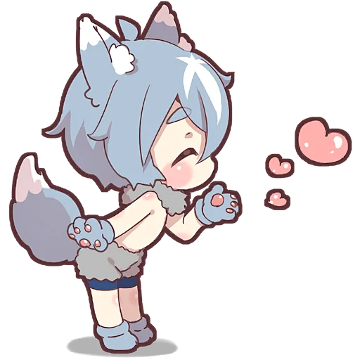 Wolf Boy Telegram Sticker #19 - Wolf Boy #19