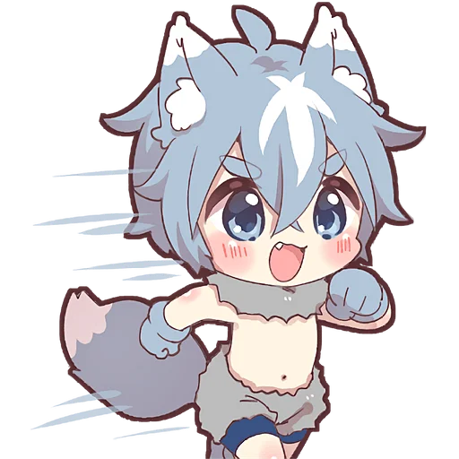 Wolf Boy Telegram Sticker #21 - Wolf Boy #21
