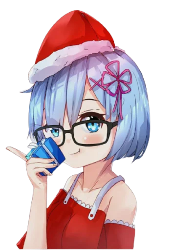 Christmas Nezuko Telegram Sticker #7 - Christmas Nezuko #7
