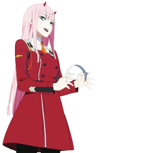 Zero Two Telegram Sticker #4 - Zero Two #4