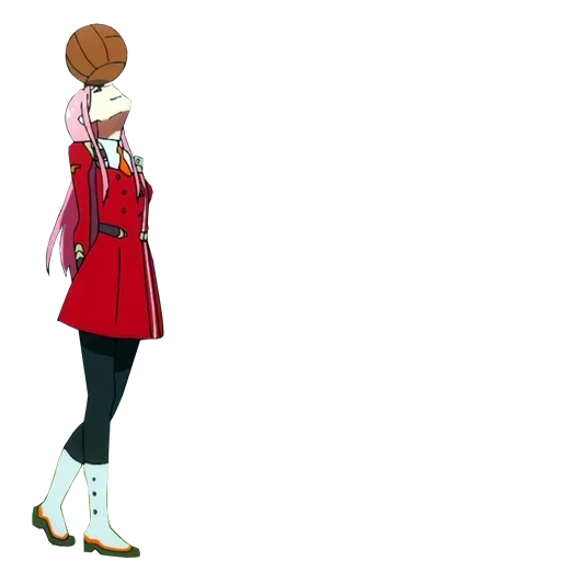 Zero Two Telegram Sticker #7 - Zero Two #7