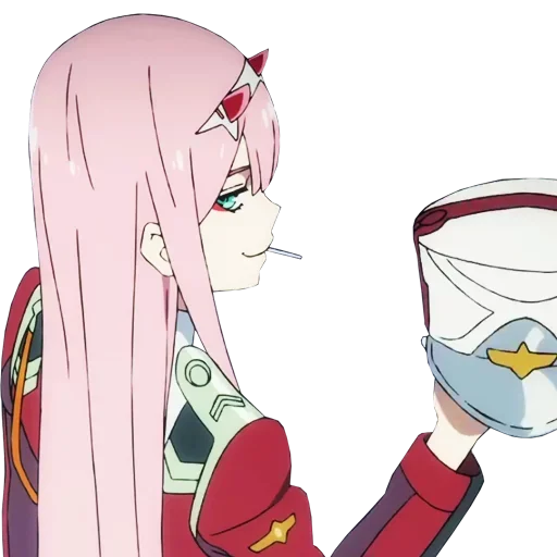 Zero Two Telegram Sticker #9 - Zero Two #9