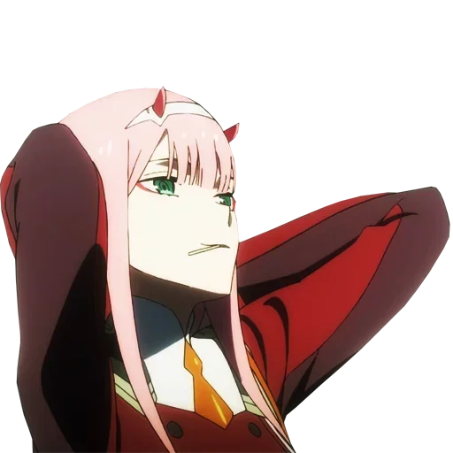 Zero Two Telegram Sticker #15 - Zero Two #15