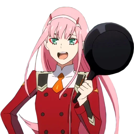 Zero Two Telegram Sticker #21 - Zero Two #21