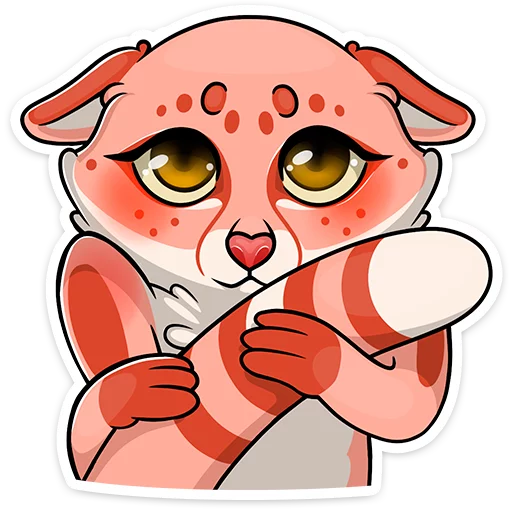 Cat tenderness :: Telegram Sticker #13 - Cat tenderness :: #13