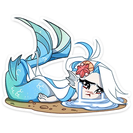 Aqua Telegram Sticker #8 - Aqua #8
