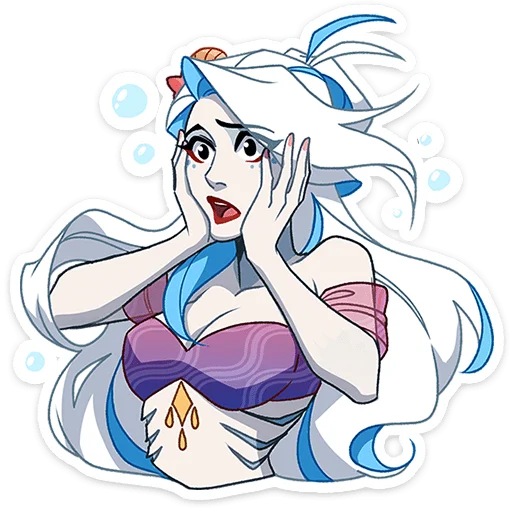 Aqua Telegram Sticker #13 - Aqua #13