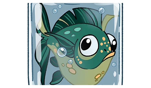 Aqua Telegram Sticker #17 - Aqua #17