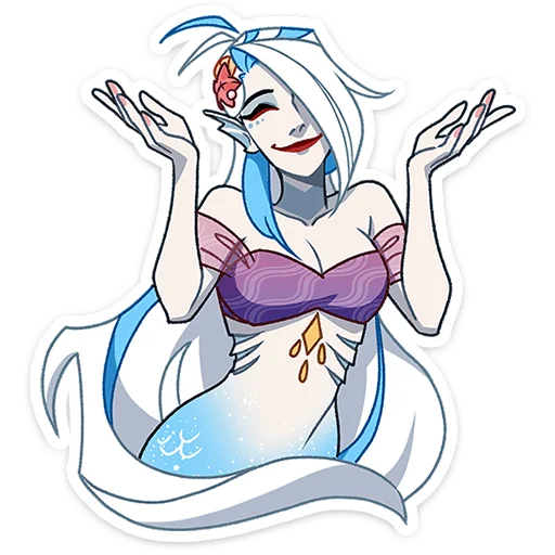Aqua Telegram Sticker #19 - Aqua #19