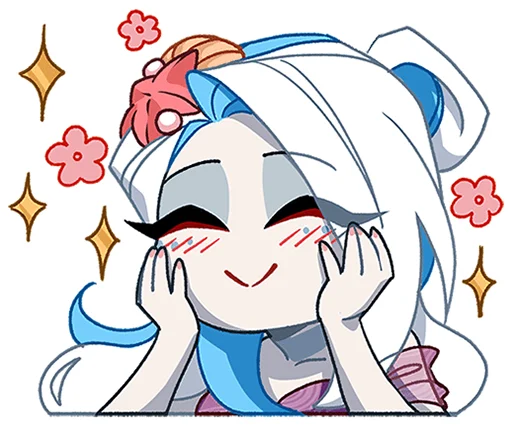 Aqua Telegram Sticker #20 - Aqua #20