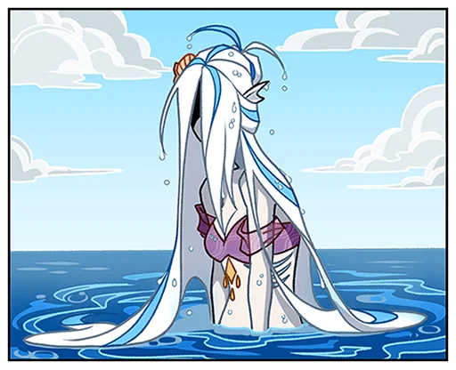 Aqua Telegram Sticker #22 - Aqua #22