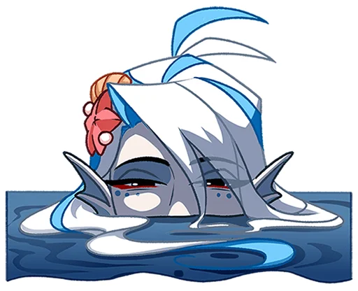 Aqua Telegram Sticker #24 - Aqua #24
