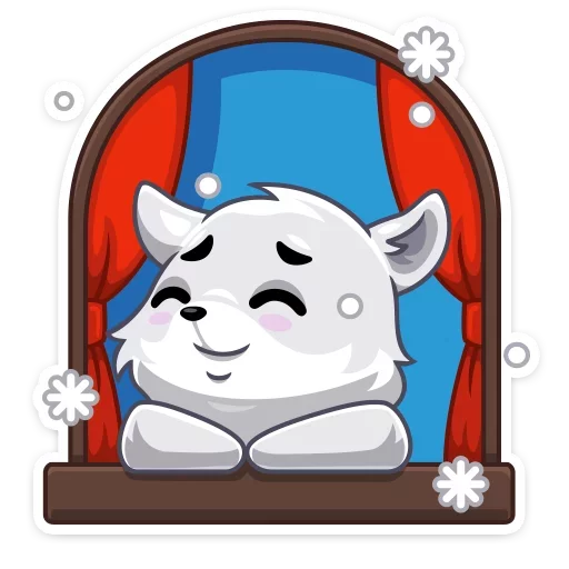 Arcty The Polar Fox Stickers Telegram Sticker #8 - Arcty The Polar Fox Stickers #8