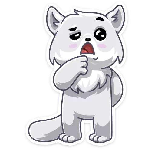 Arcty The Polar Fox Stickers Telegram Sticker #13 - Arcty The Polar Fox Stickers #13