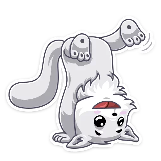Arcty The Polar Fox Stickers Telegram Sticker #18 - Arcty The Polar Fox Stickers #18