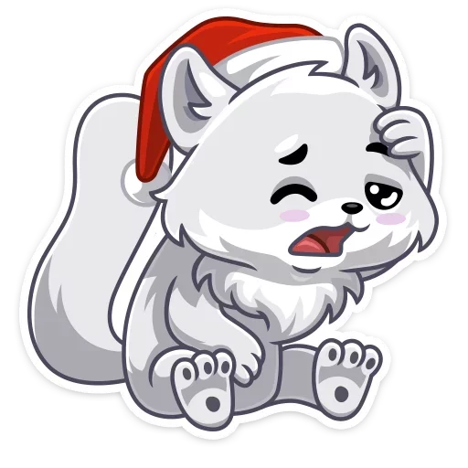 Arcty The Polar Fox Stickers Telegram Sticker #22 - Arcty The Polar Fox Stickers #22