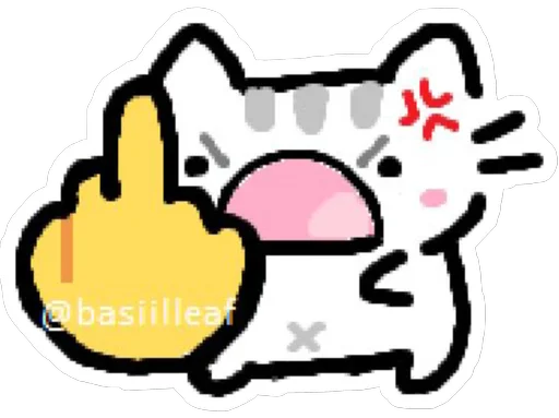 Basilleaf Character Telegram Sticker #25 - Basilleaf Character #25