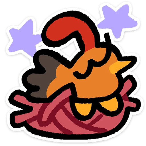 Bawk Chicken Telegram Sticker #2 - Bawk Chicken #2