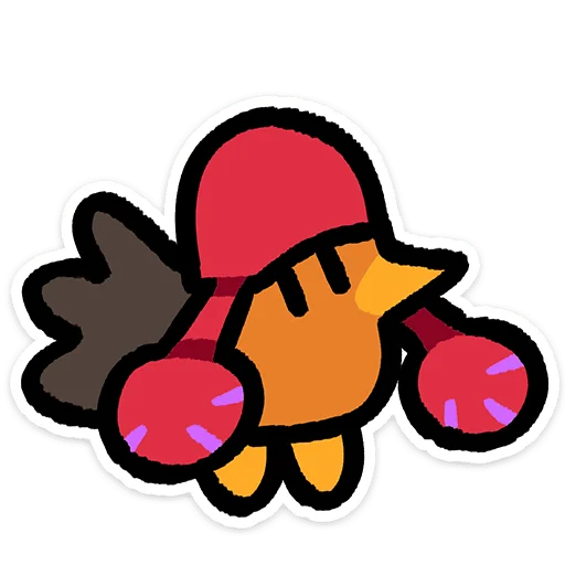 Bawk Chicken Telegram Sticker #8 - Bawk Chicken #8