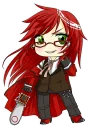 Grell - Black Butler Stickers