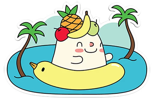 Blobby Telegram Sticker #2 - Blobby #2