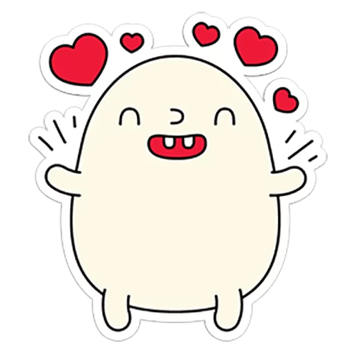 Blobby Telegram Sticker #10 - Blobby #10