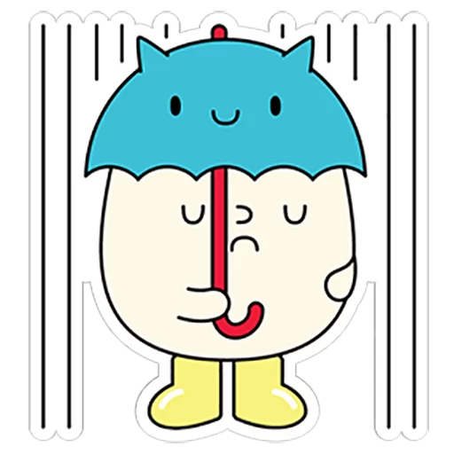 Blobby Telegram Sticker #13 - Blobby #13