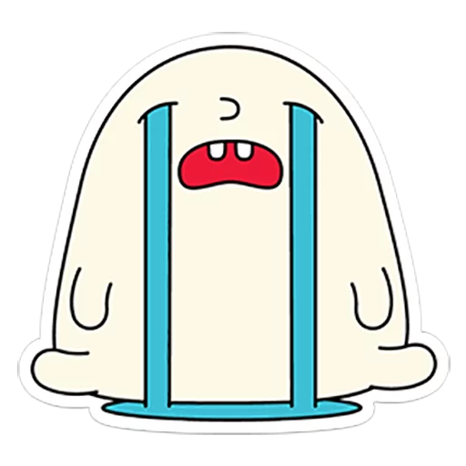 Blobby Telegram Sticker #18 - Blobby #18