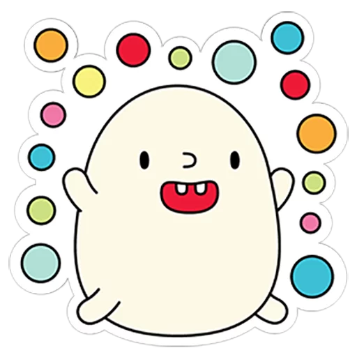 Blobby Telegram Sticker #19 - Blobby #19
