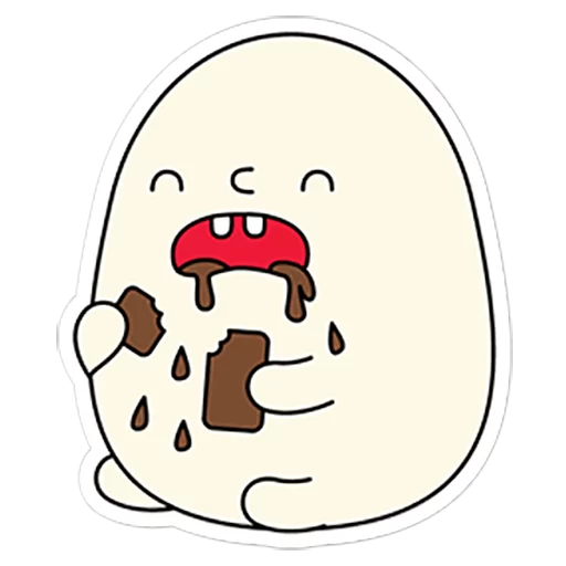 Blobby Telegram Sticker #21 - Blobby #21