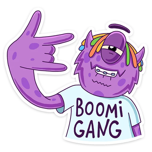 BOOM Music Sound Beats Mascot Stickers Telegram Sticker #19 - BOOM Music Sound Beats Mascot Stickers #19