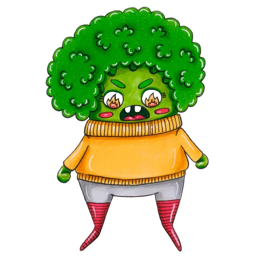 Broccoli Umzarazum Telegram Sticker #4 - Broccoli Umzarazum #4