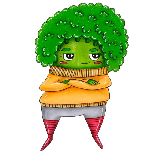 Broccoli Umzarazum Telegram Sticker #11 - Broccoli Umzarazum #11