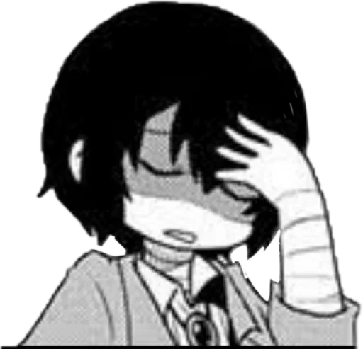 Bungou Stray Dogs Dazai Telegram Sticker #10 - Bungou Stray Dogs Dazai #10
