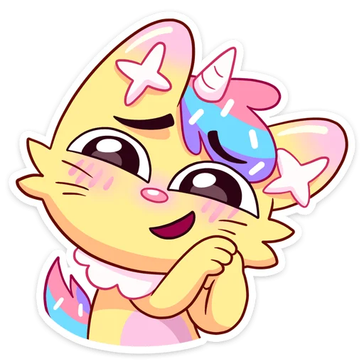 Candycat Telegram Sticker #2 - Candycat #2