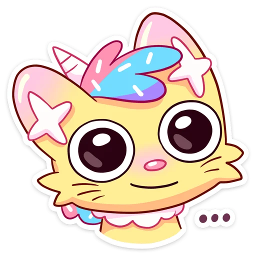 Candycat Telegram Sticker #6 - Candycat #6